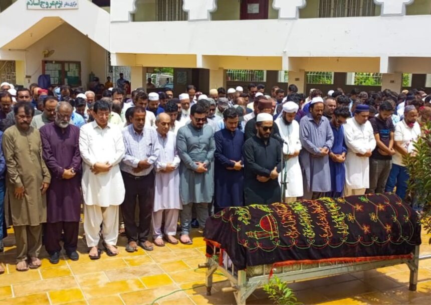 MQM-P Leaders Pay Respects at Farid Ahmed’s Funeral in Karachi