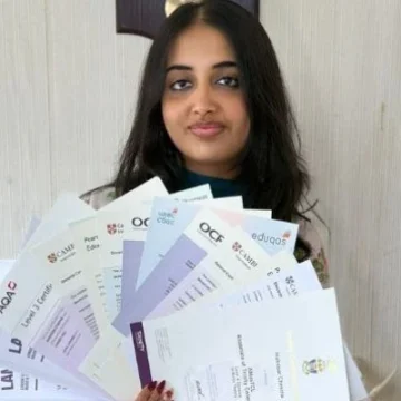 British-Pakistani Prodigy Mahnoor Cheema Breaks 4 World Records with 24+ A-Levels