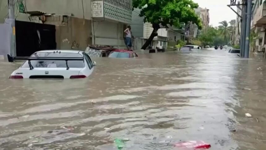 Karachi Floods Claim 8 Lives as Heavy Rains Paralyze City