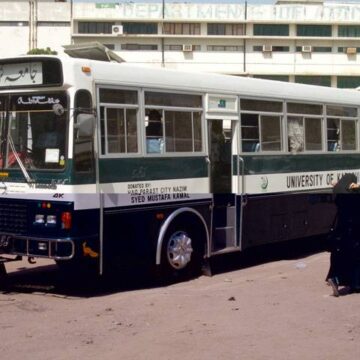 University of Karachi Student Killed in Point Bus Incident