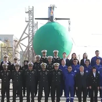 Pakistan Navy Launches Ghazi Submarine at Chinese Base