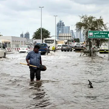 Flights Cancelled and Roads Flooded as Rare Storm Soaks UAE