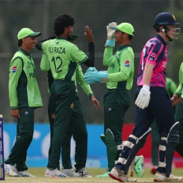 Pakistan Open ICC Under-19 World Cup Campaign with a 6-Wicket Win Over Scotland