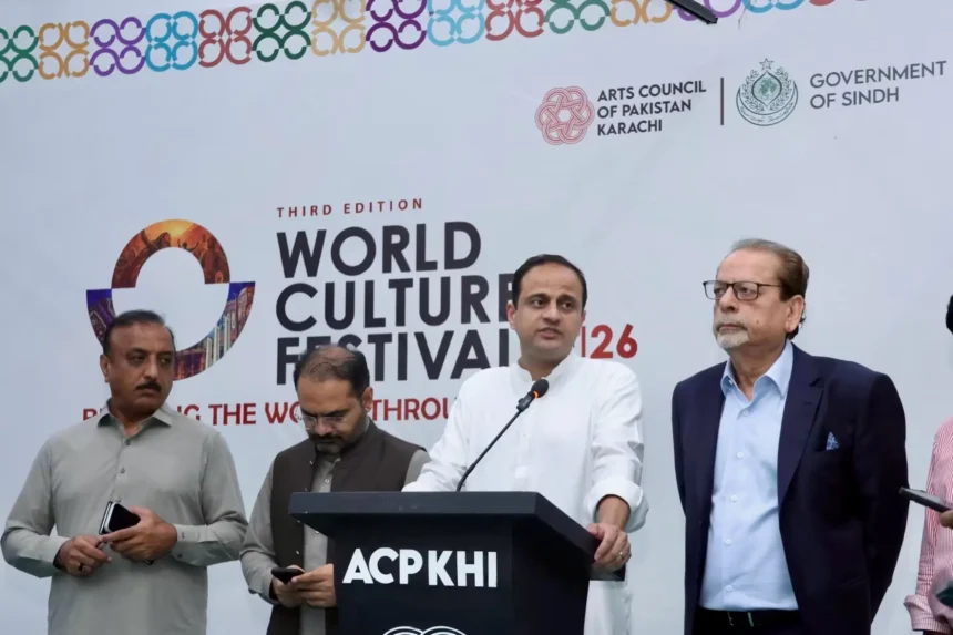 22094352ede5987 Murtaza Wahab Hails World Culture Festival as an Opportunity to Showcase Karachi to the World